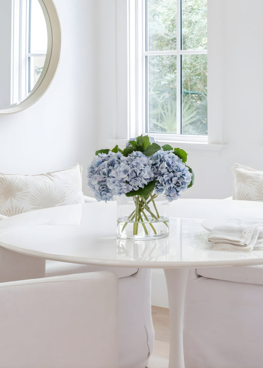 Faux Hydrangea Arrangement - 12"
