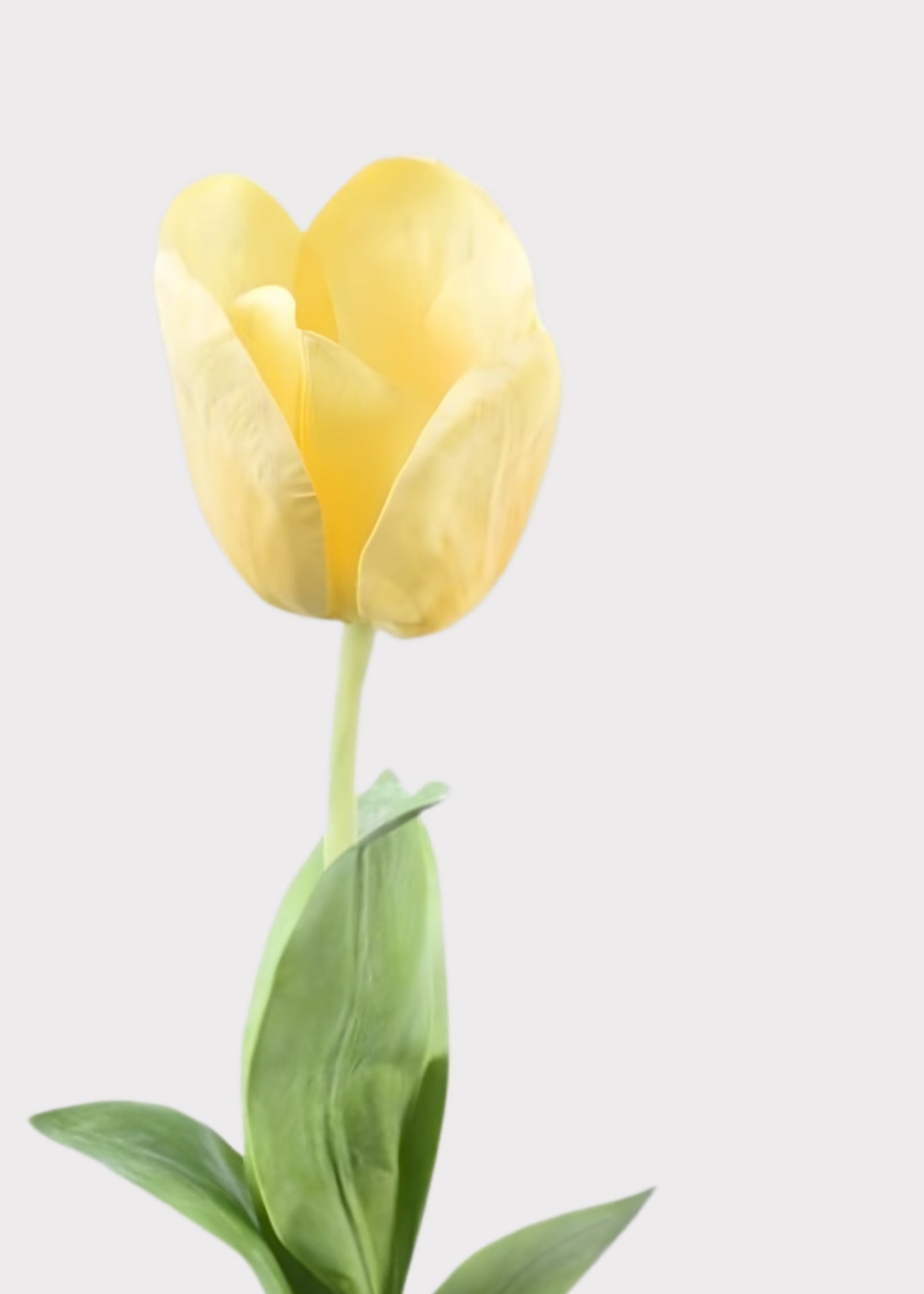 Natural Touch Tulip Fake Flower in Yellow - 43.5"
