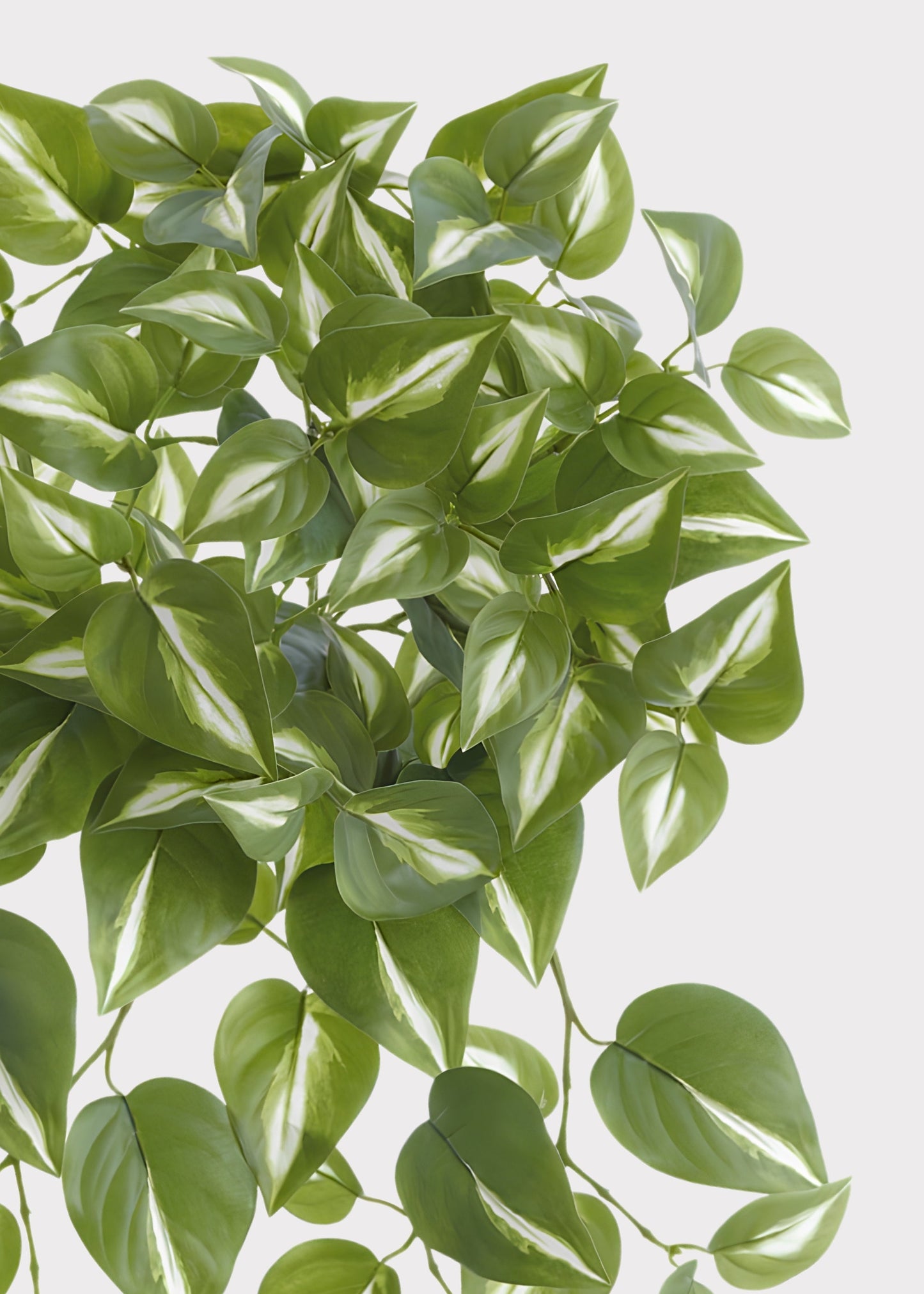 Artificial Philodendron UV Treated Indoor/Outdoor Hanging Plant - 16"