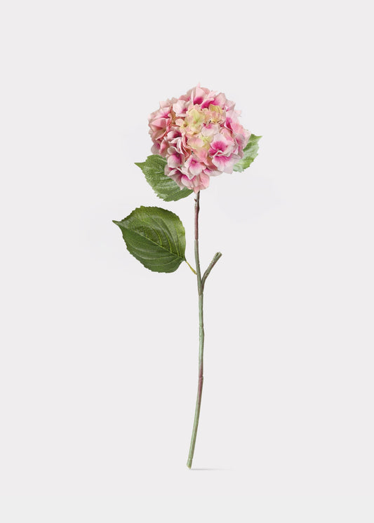 Fake Blooming Hydrangea Flower in Pink - 23"
