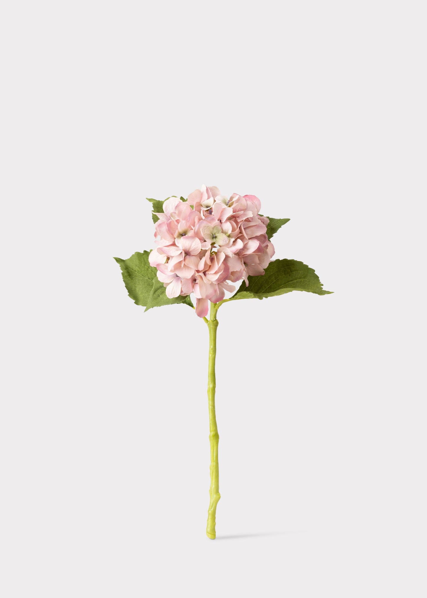 Small Hydrangea Artificial Flower in Antique Pink - 19"