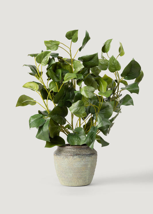 Fake Philodendron Tropical Leaves Plant - 28"