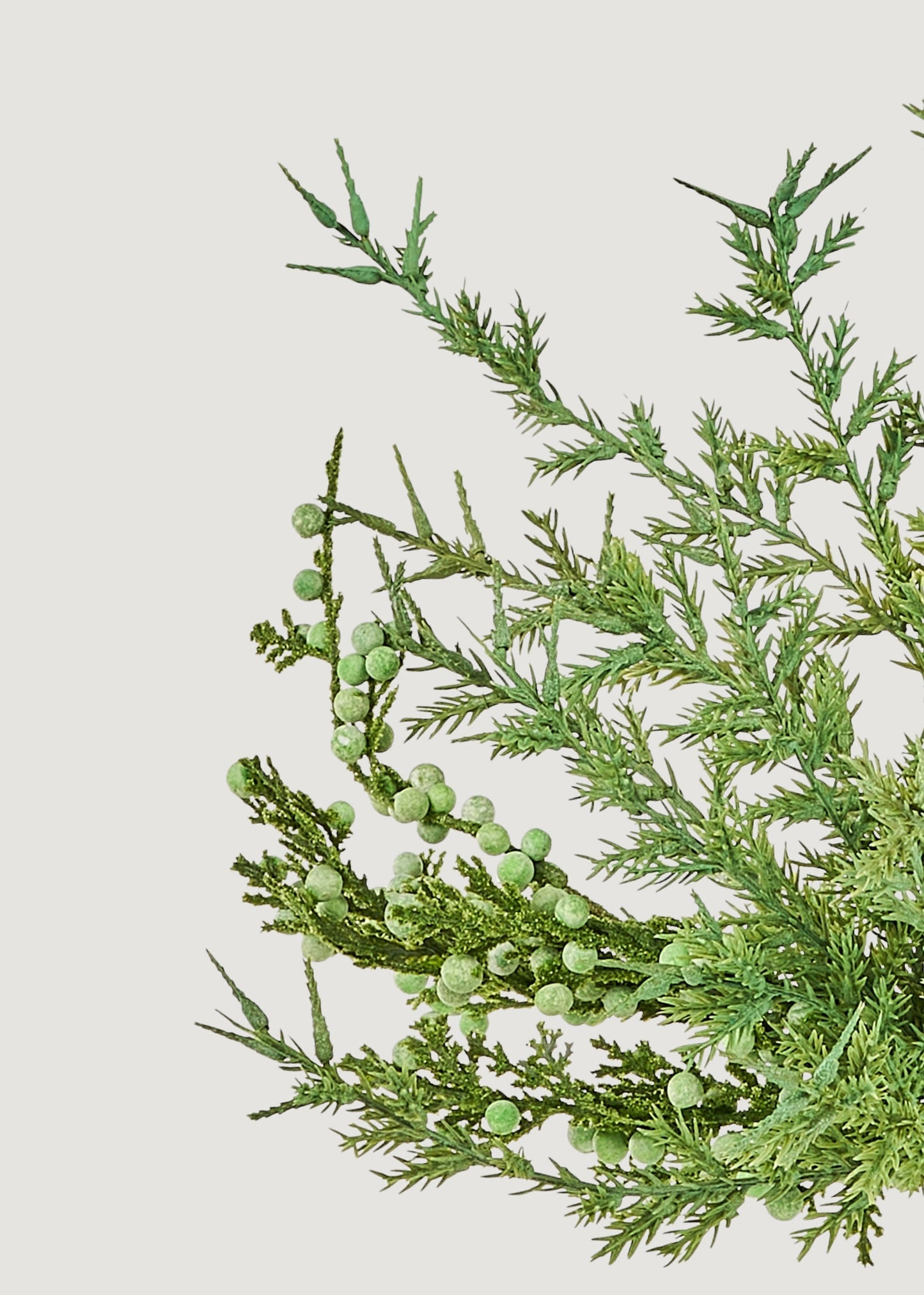 Artificial Small Juniper and Berry Holiday Pick - 15"