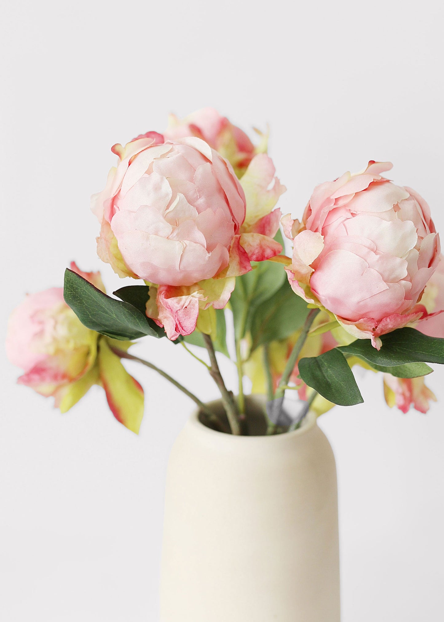 Pink Artificial Flower Peony Bud - 18"