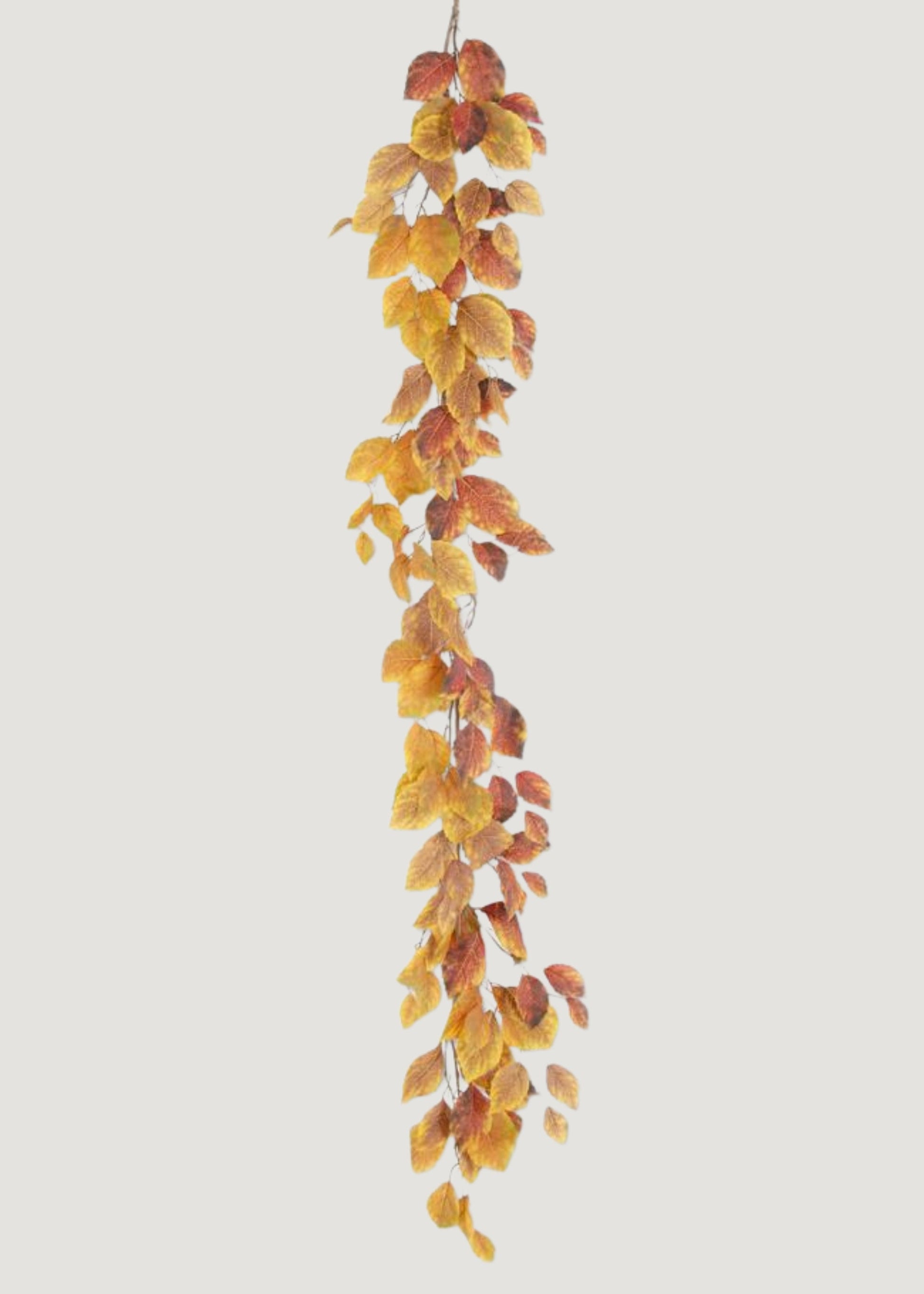 Golden Yellow Artificial Fall Birch Leaf Garland - 60"
