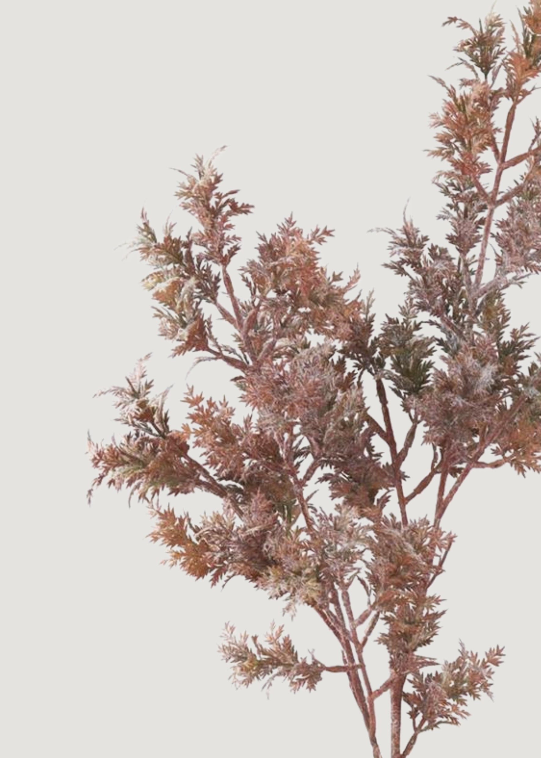 Fall Burgundy Green Artificial Cypress Branch - 31"