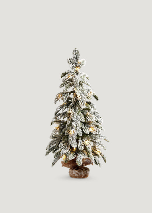 Holiday Decor Tabletop Christmas Pine Tree with Lights - 28"