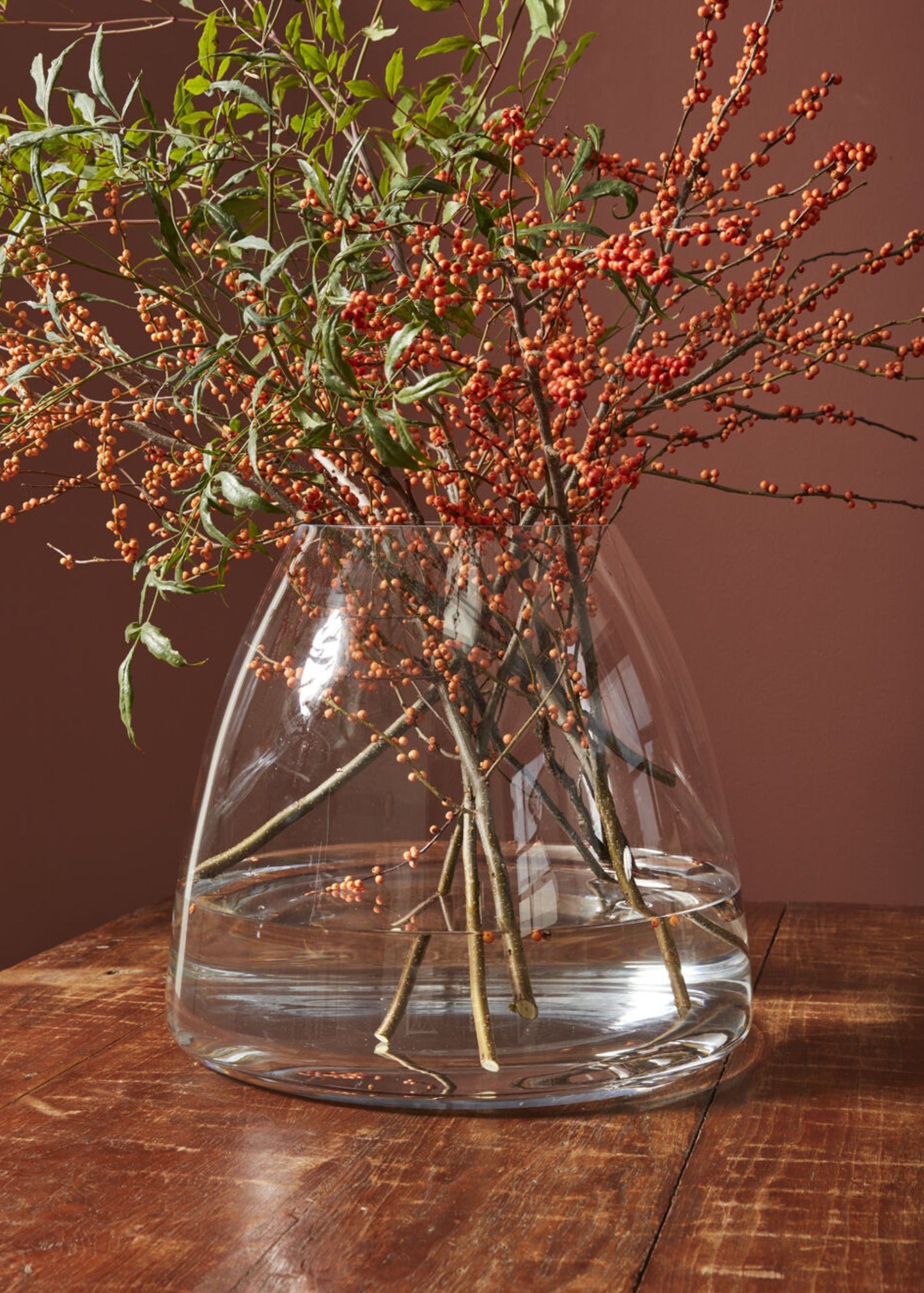 Large Clear Glass Terrarium Vase - 15.25"