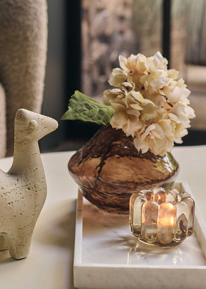 Abigail Ahern Hydrangea Fake Flower in Beige - 13.75"