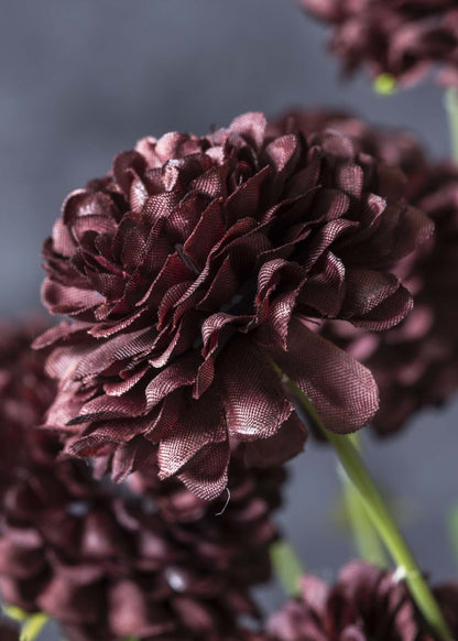 Abigail Ahern Artificial Clove Wildflower Stem in Deep Purple - 29.5"
