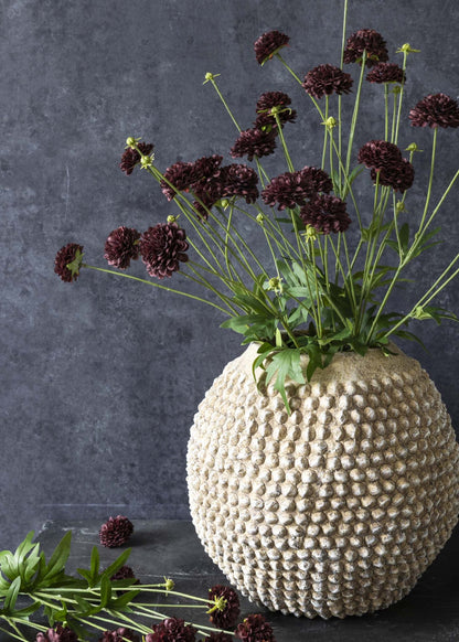 Abigail Ahern Artificial Clove Wildflower Stem in Deep Purple - 29.5"