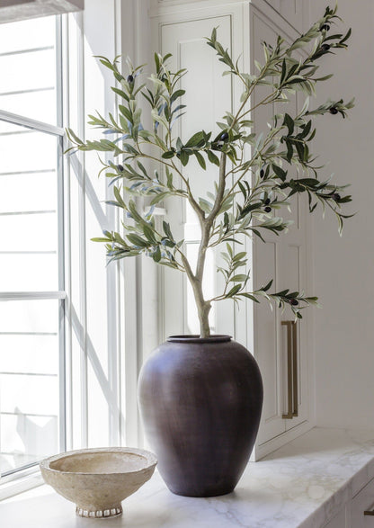 Artificial Potted Olive Tree Plant - 47.25"