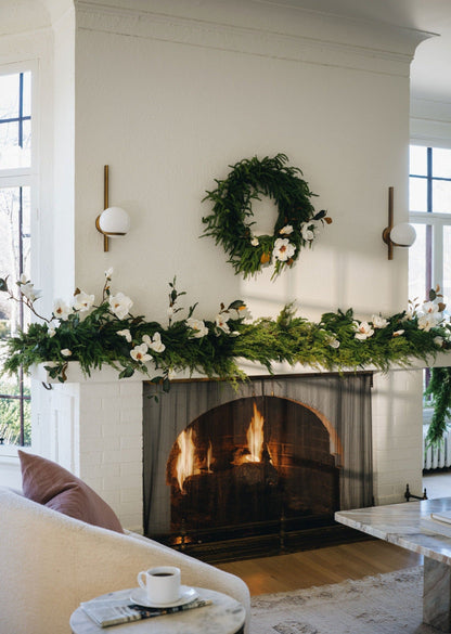 Afloral™ Real Touch Deluxe Norfolk Pine Garland - 96"