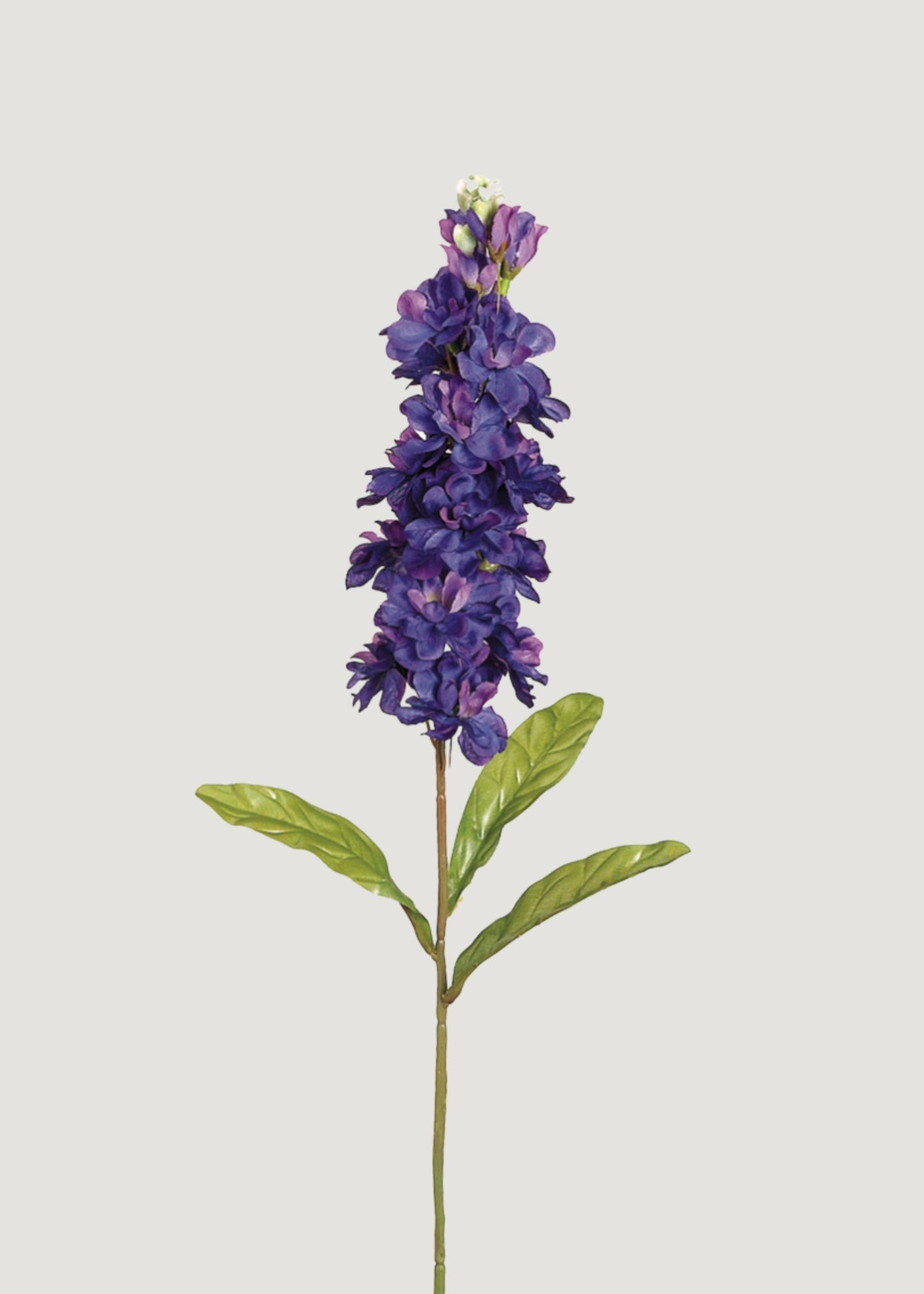 Fake Stock Flower in Purple - 26.5"