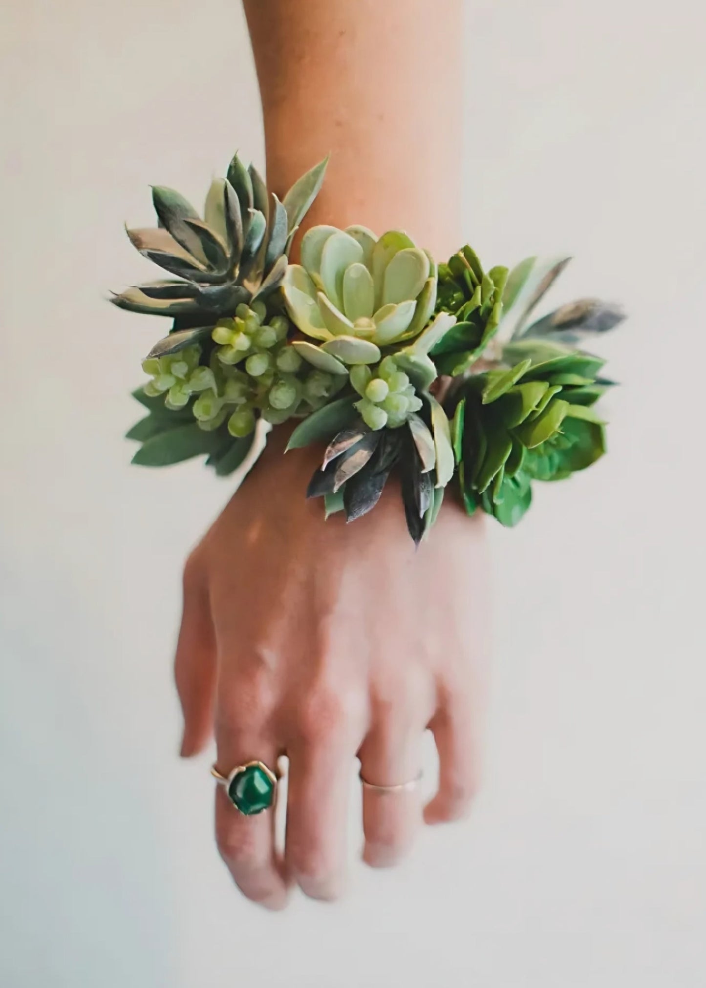 Fake Succulents Real Touch Sedum Pick - 7.5"