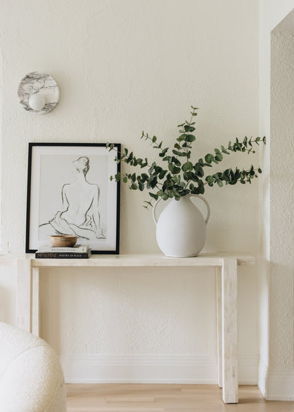Fake Spiral Eucalyptus Branch - 31"