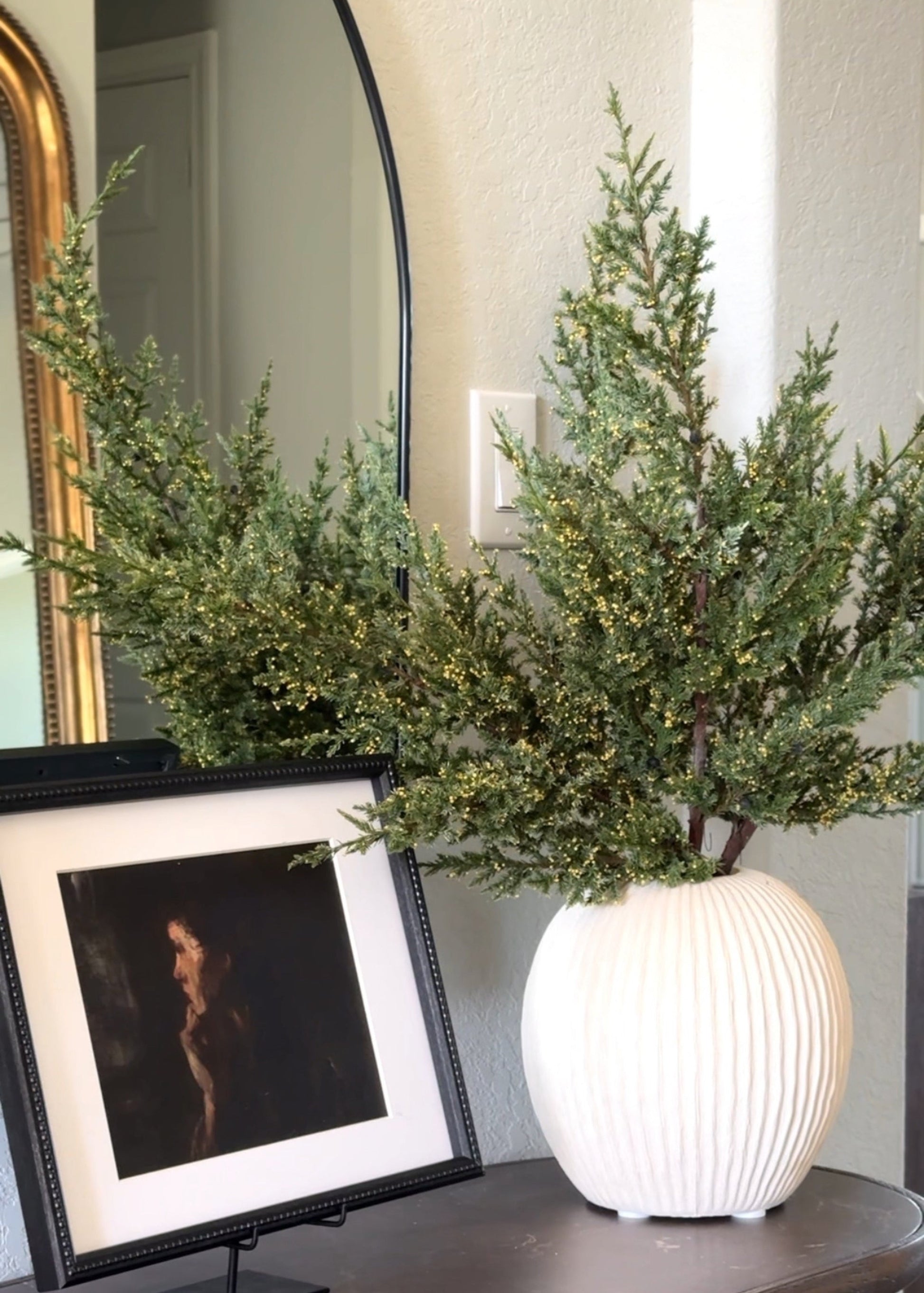 Artificial Evergreen Pine Branch - 37"