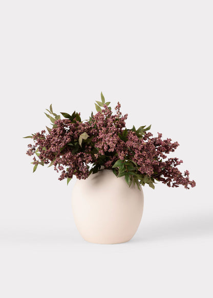Afloral™ Large Vase in Matte Bailey Cream - 10.75"