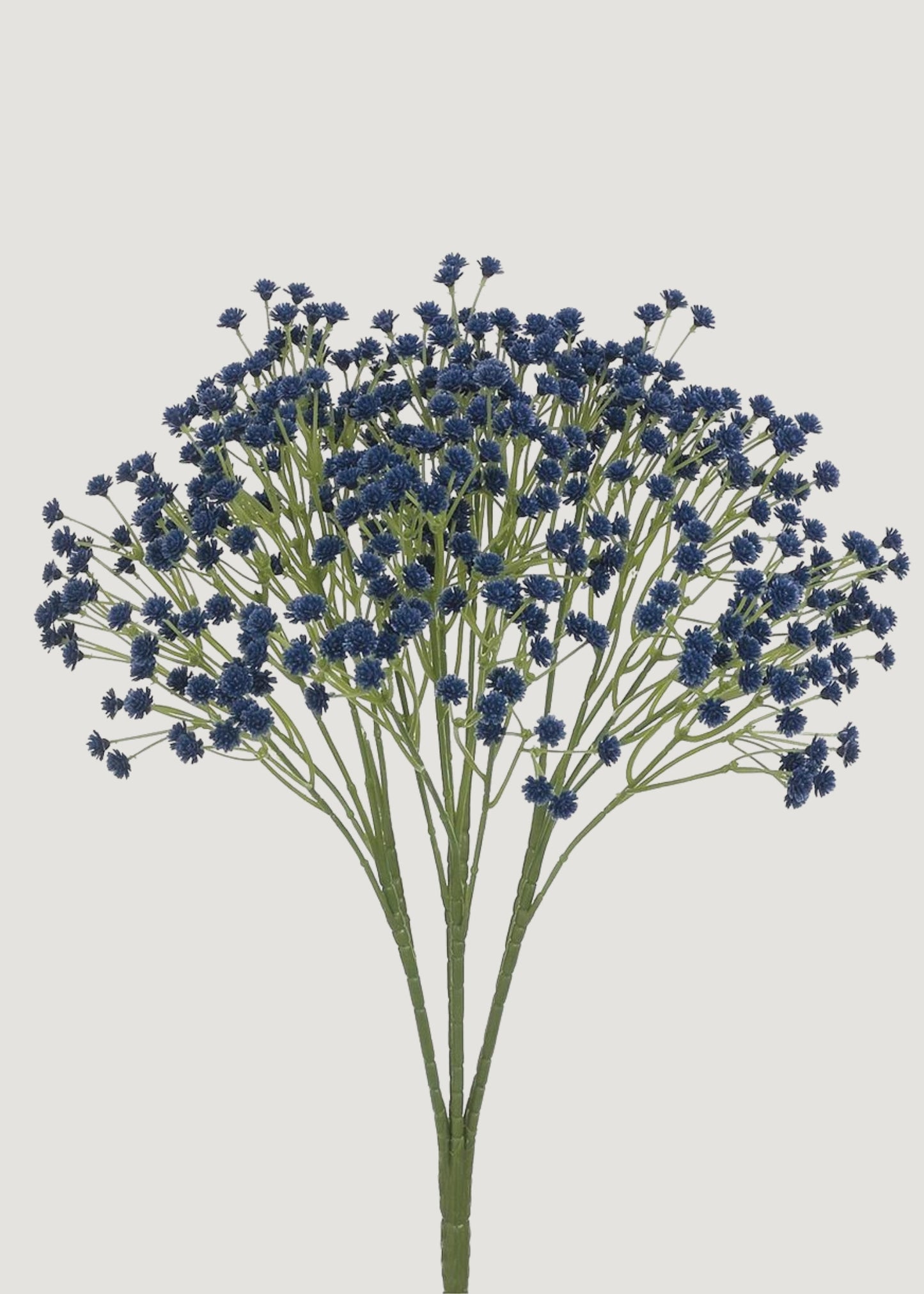Blue Artificial Baby's Breath Flower Bush - 15"