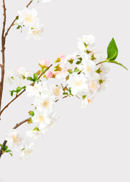 Artificial Cherry Blossom Branch in Blush - 36"