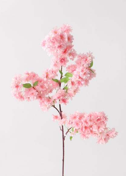 Artificial Spring Cherry Blossom Branch in Pink - 40"