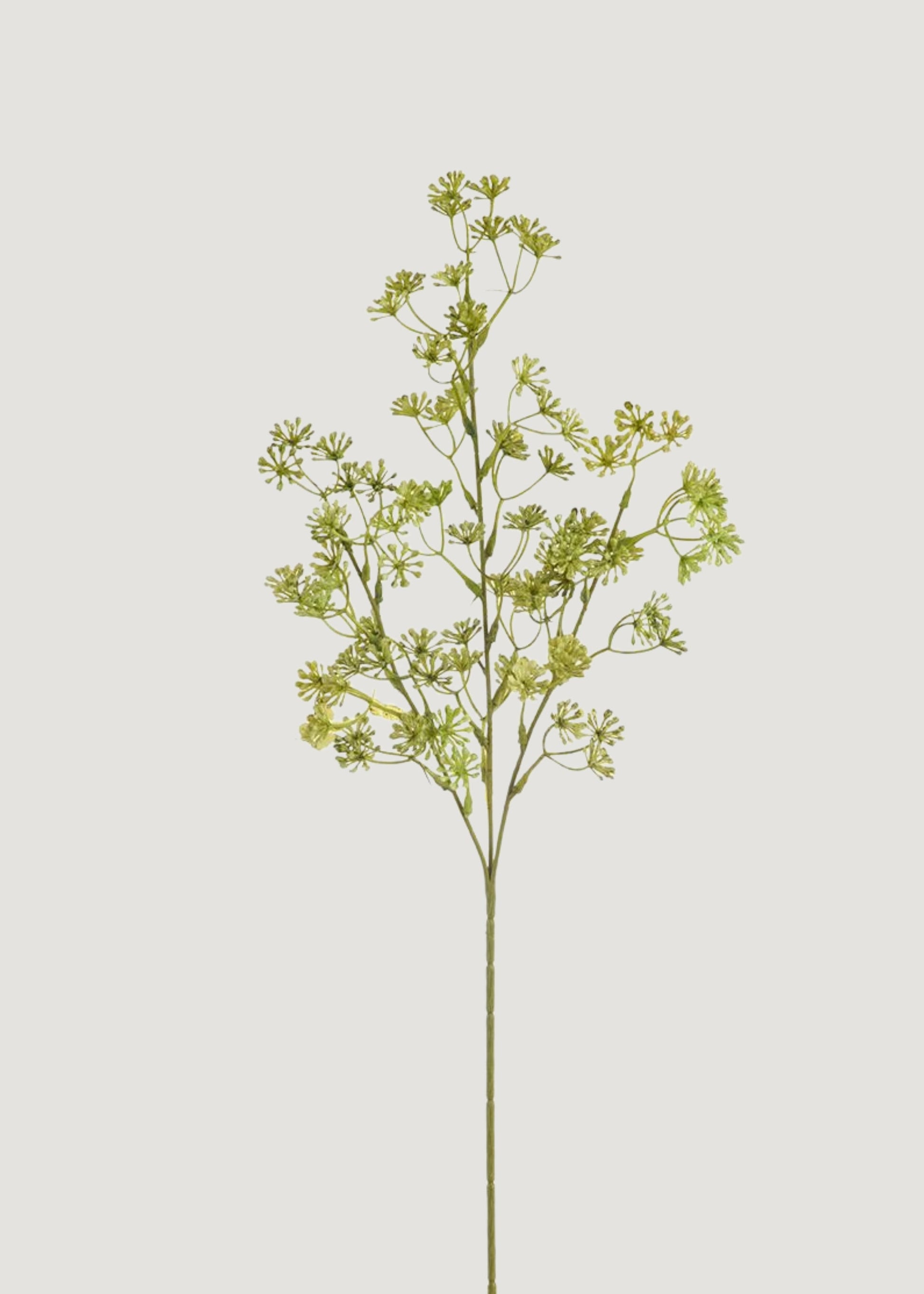 Green Fake Sedum Succulent Cluster Branch - 26"