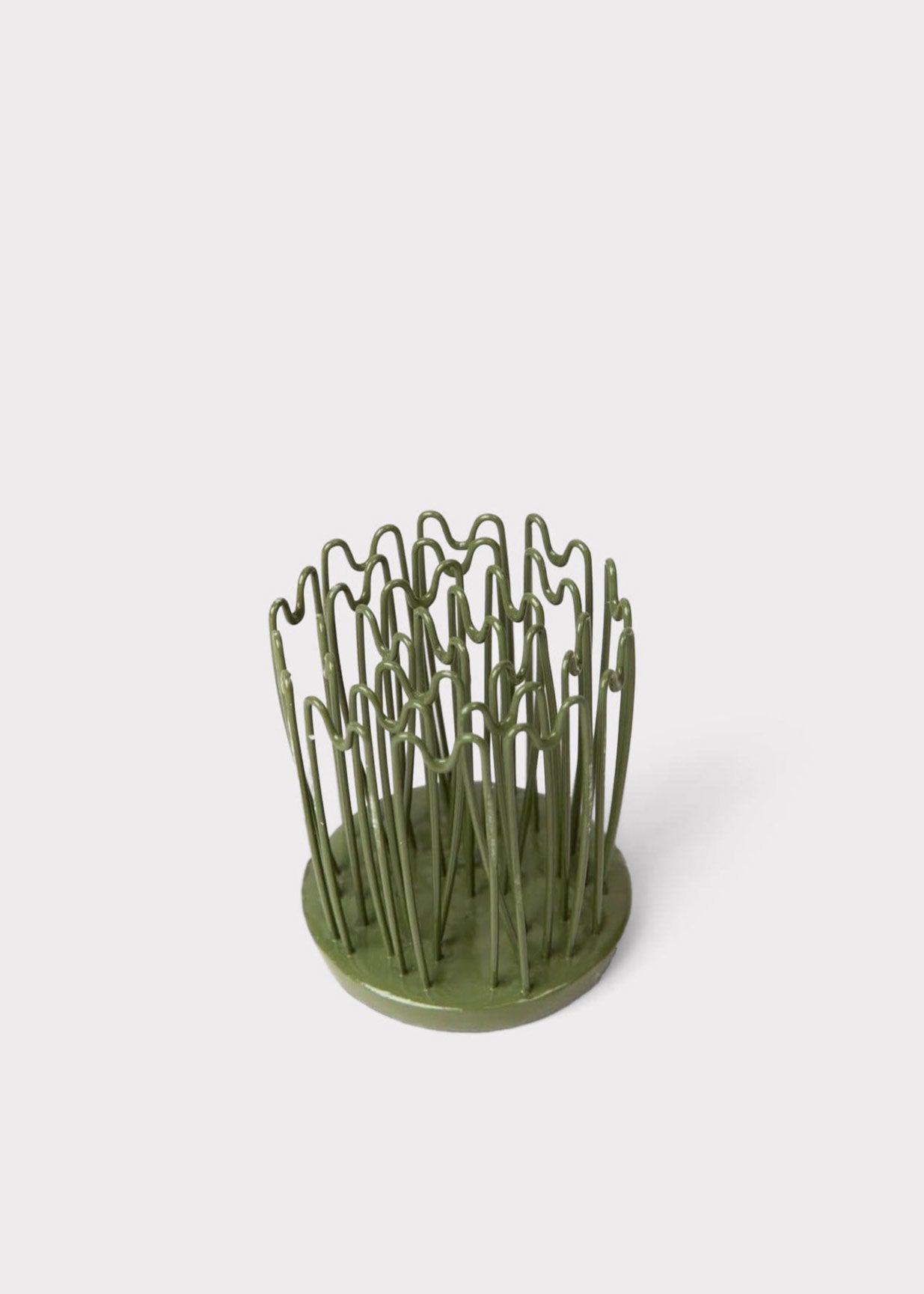 Small Flower Hairpin Frog Holder - 2"