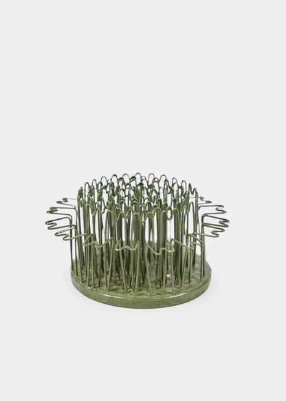 Round Flower Hairpin Flower Frog - 3.5"