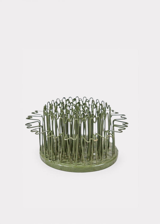Round Flower Hairpin Flower Frog - 3.5"