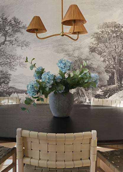 Artificial Hydrangea in Antique Light Blue - 36"