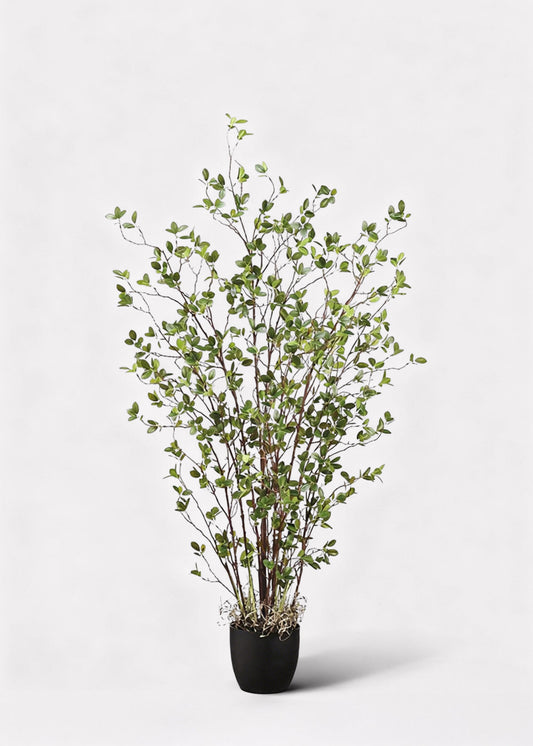 Faux Mini Leaf Tree Potted Plant - 60"