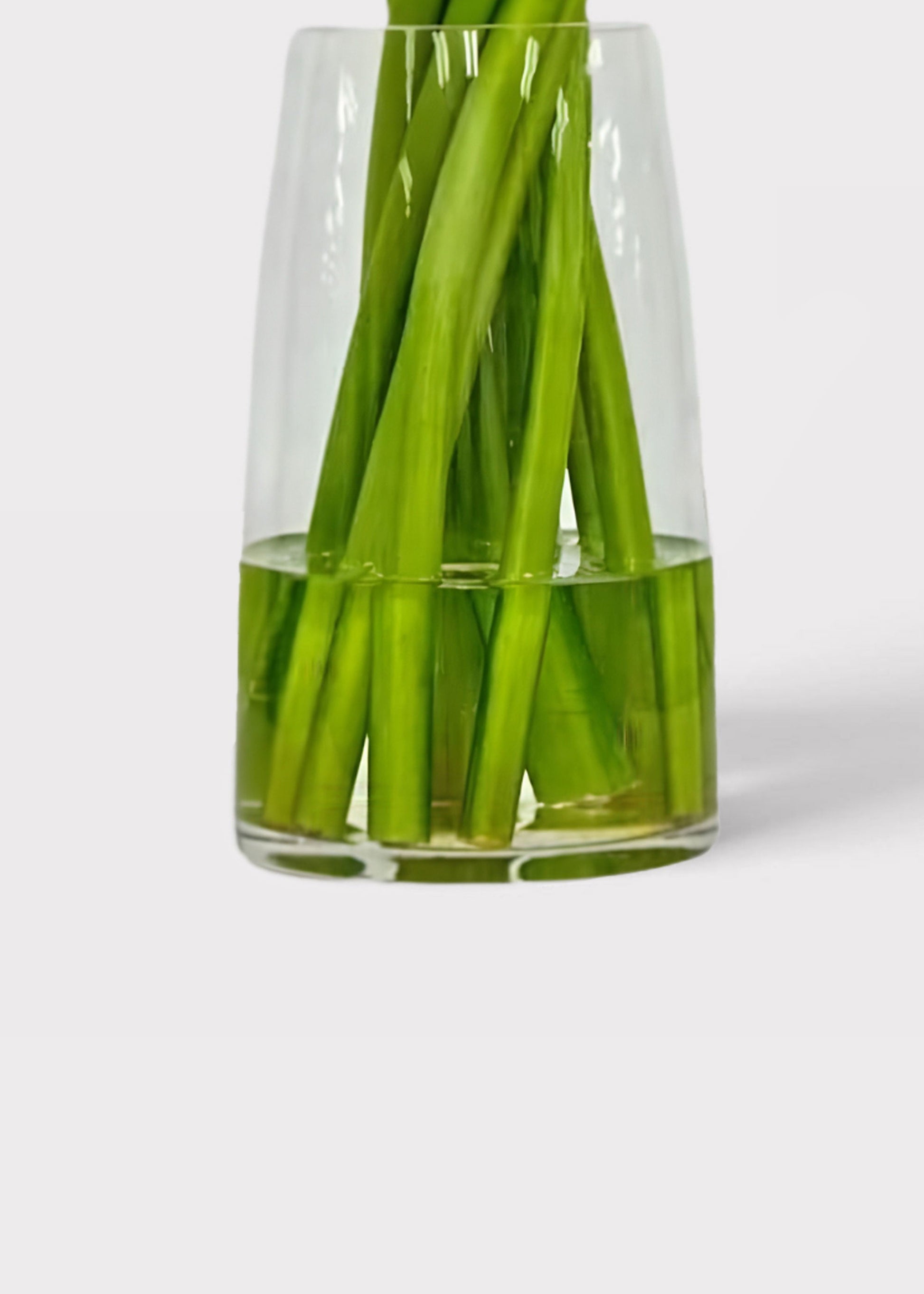 Orange Artificial Calla Lily Arrangement in Glass Vase - 30"