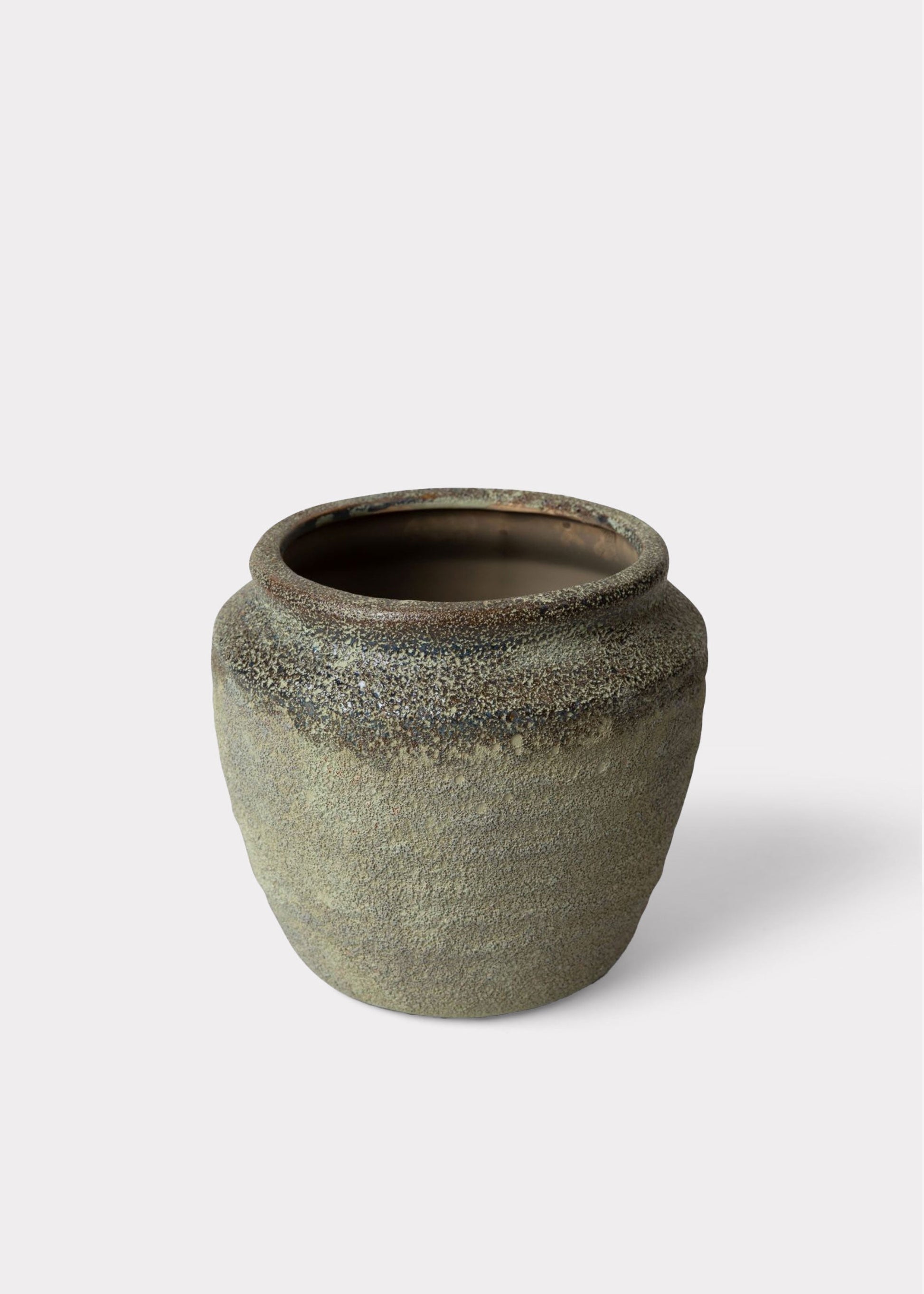 Earthy Ceramic Planter Pot - 6.25"
