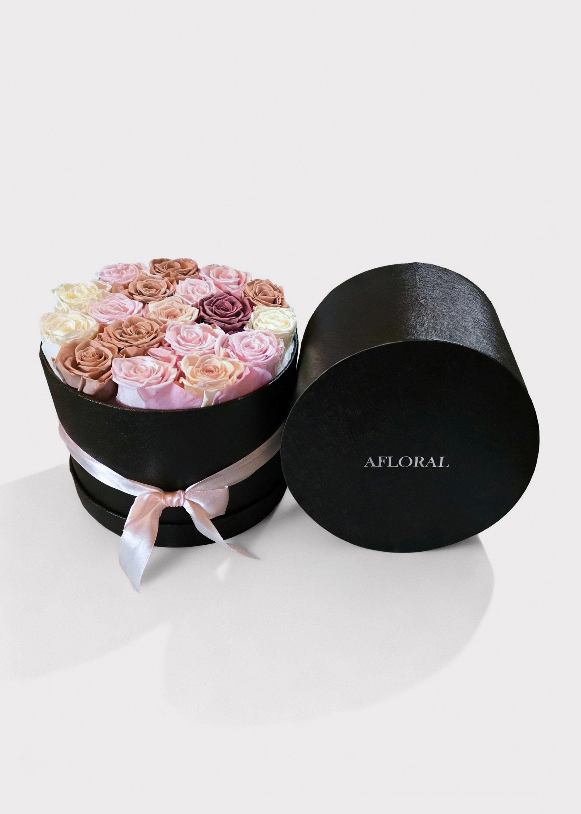 SALE - Afloral™ Preserved Rose Head Flower Gift Box - 18 Rose Heads