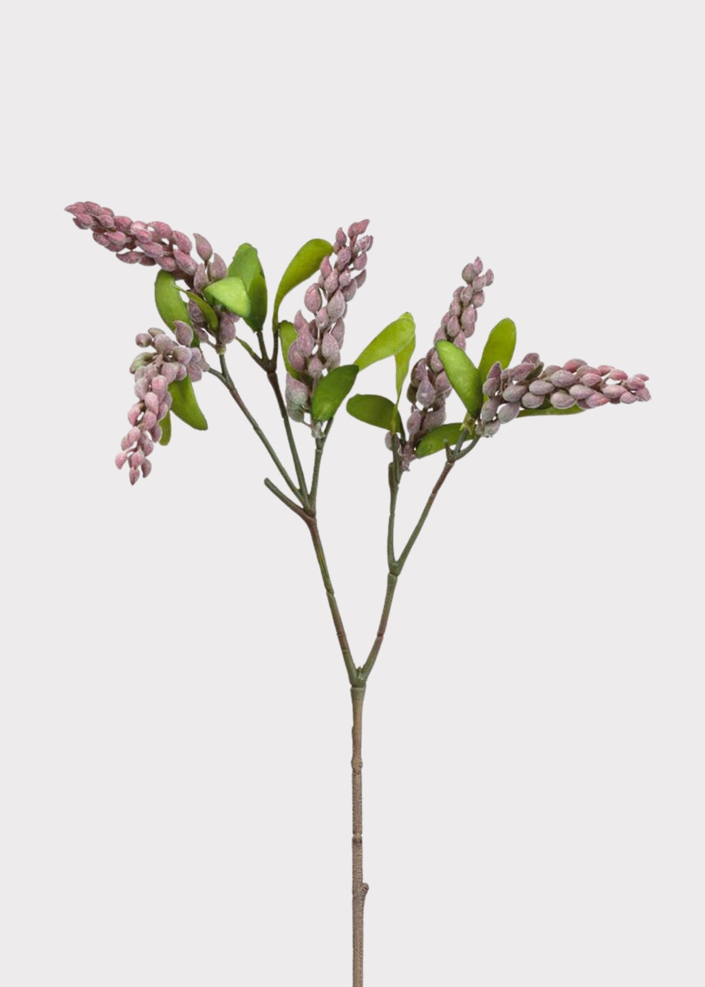 Mauve Artificial Berry Cluster Branch - 25"