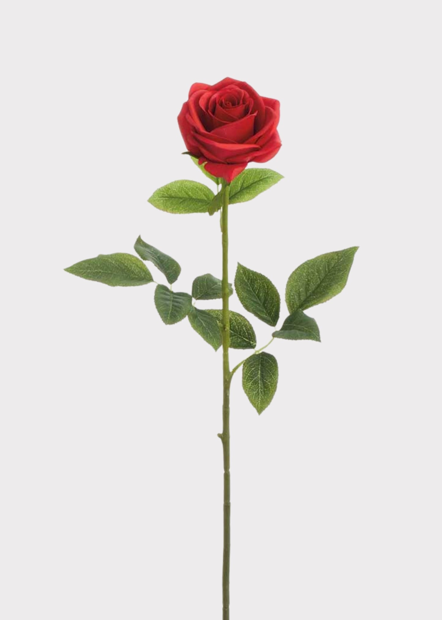 Red Real Touch Rose Artificial Flower - 27"