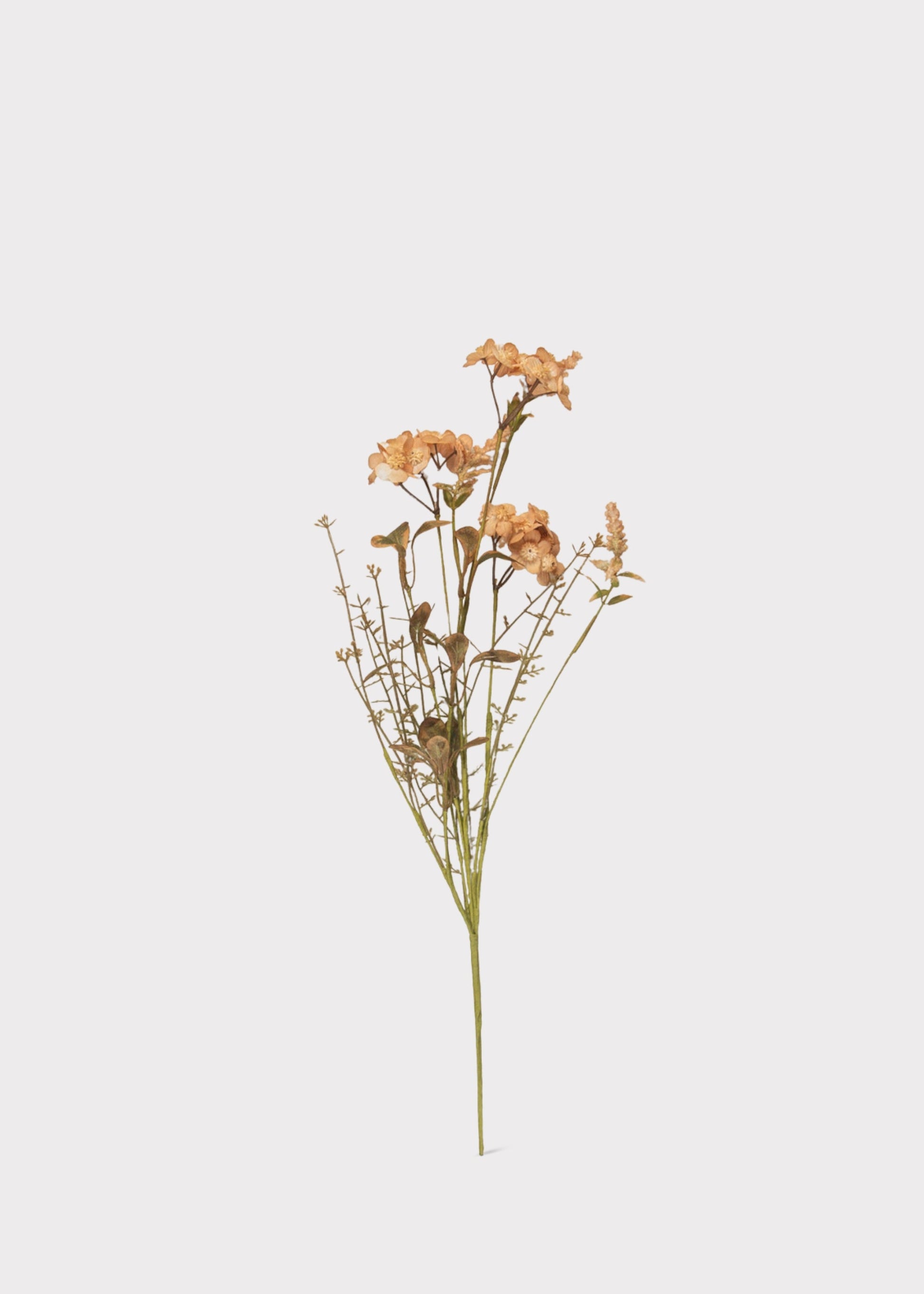 Artificial Wildflower Spray in Vintage Peach - 20.5"