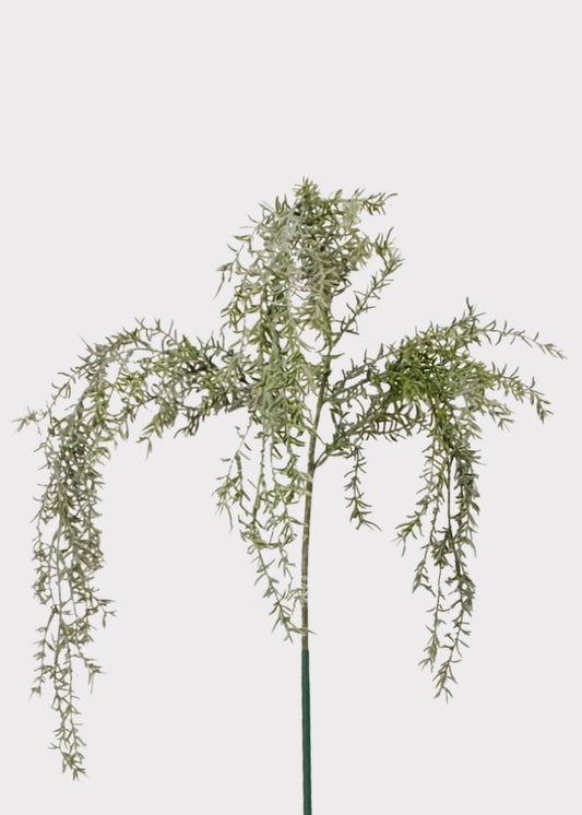 Grey Green Natural Touch Fake Rosemary Herb Hanging Bush - 36"