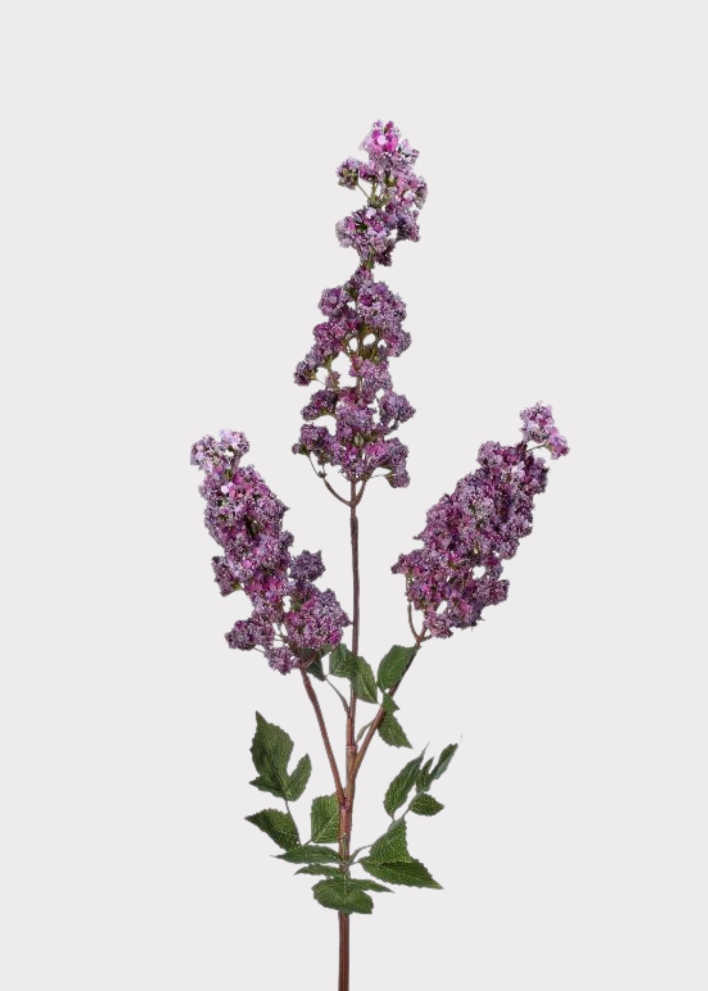 Purple Artificial Wild Lilac Flower Branch - 39"