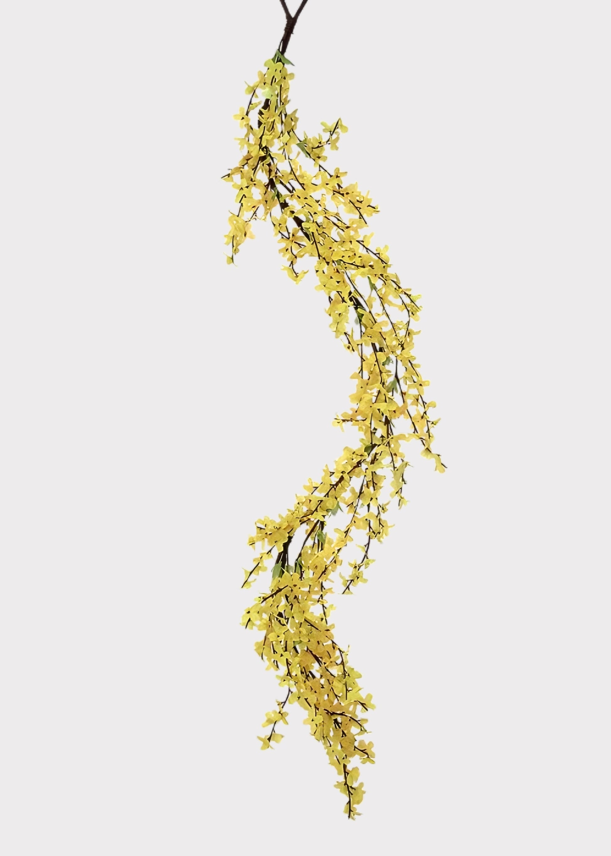 Yellow Forsythia Fake Spring Flower Garland - 48"