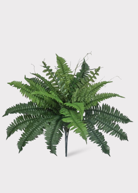 Artificial Indoor/Outdoor Estate Fern UV Treated Plant - 22"