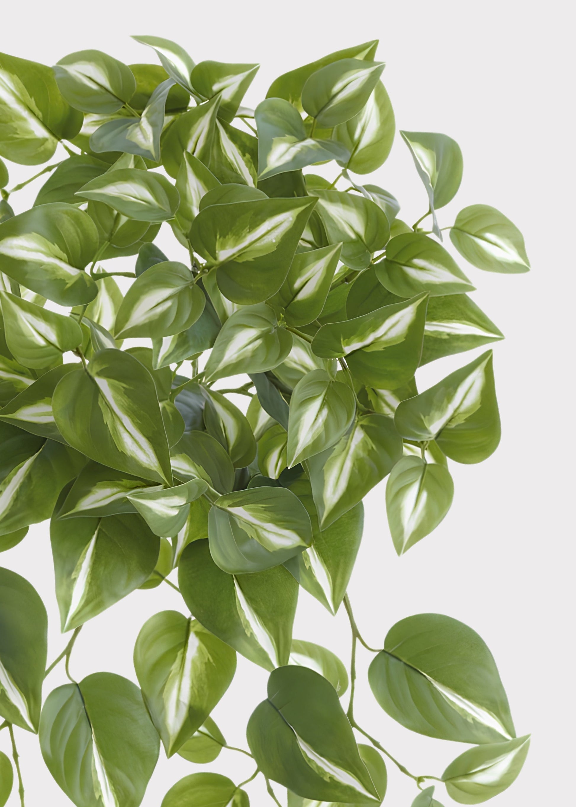 Artificial Philodendron UV Treated Indoor/Outdoor Hanging Plant - 16"