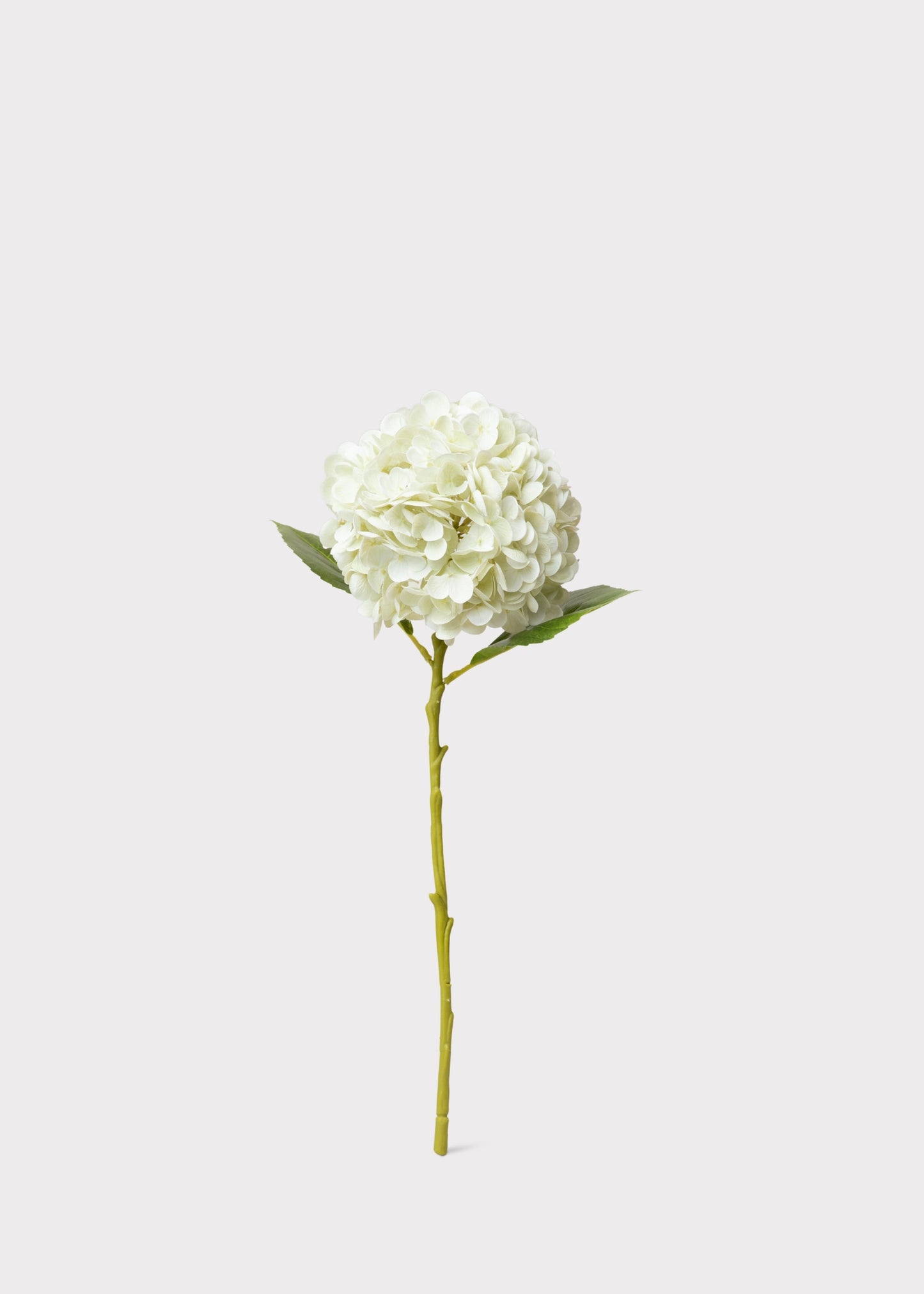 Cream White Hydrangea Real Touch Fake Flower - 18.5"