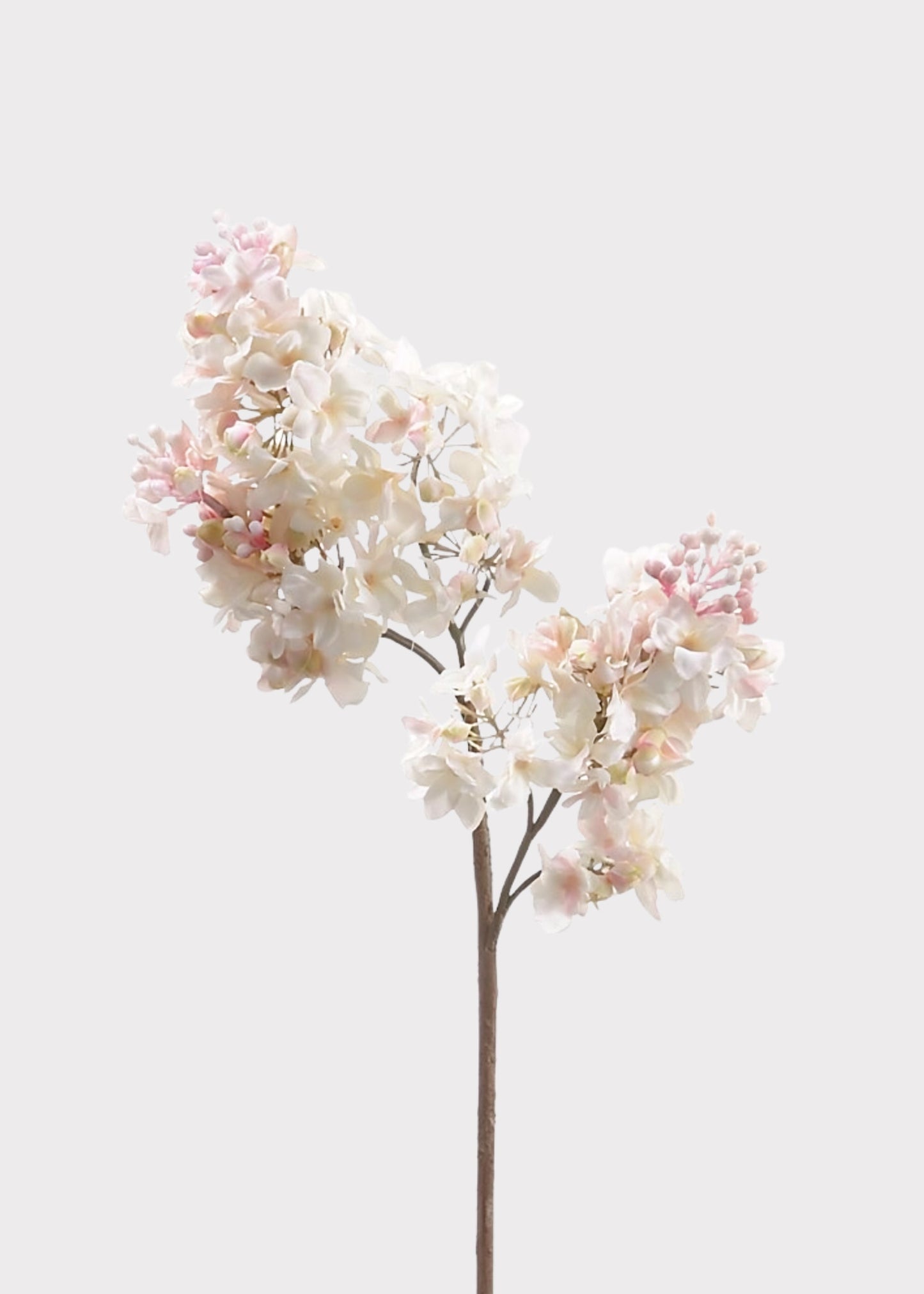 Pink Cream Artificial Lilac Flower - 25"