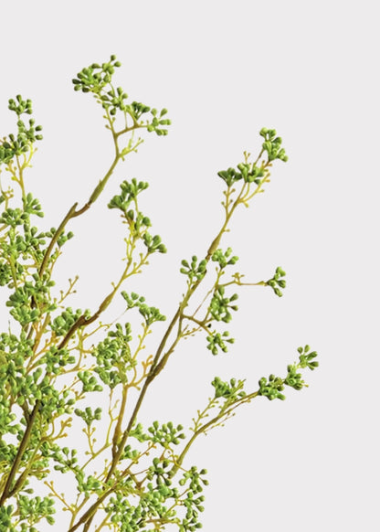 Green Artificial Berry Cluster Bush - 21"