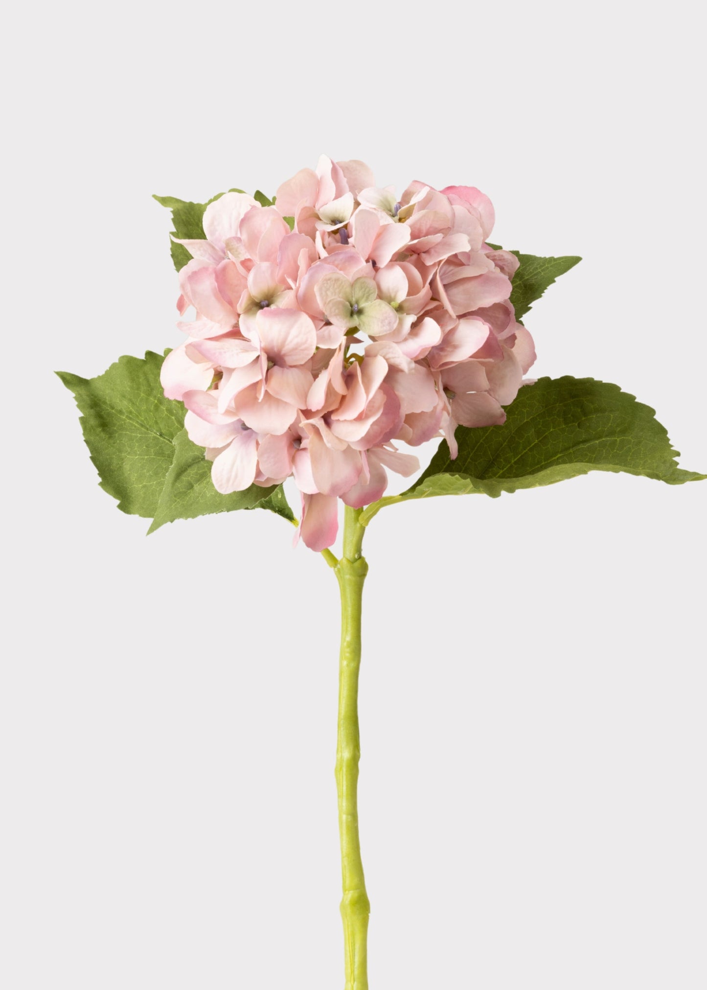Small Hydrangea Artificial Flower in Antique Pink - 19"