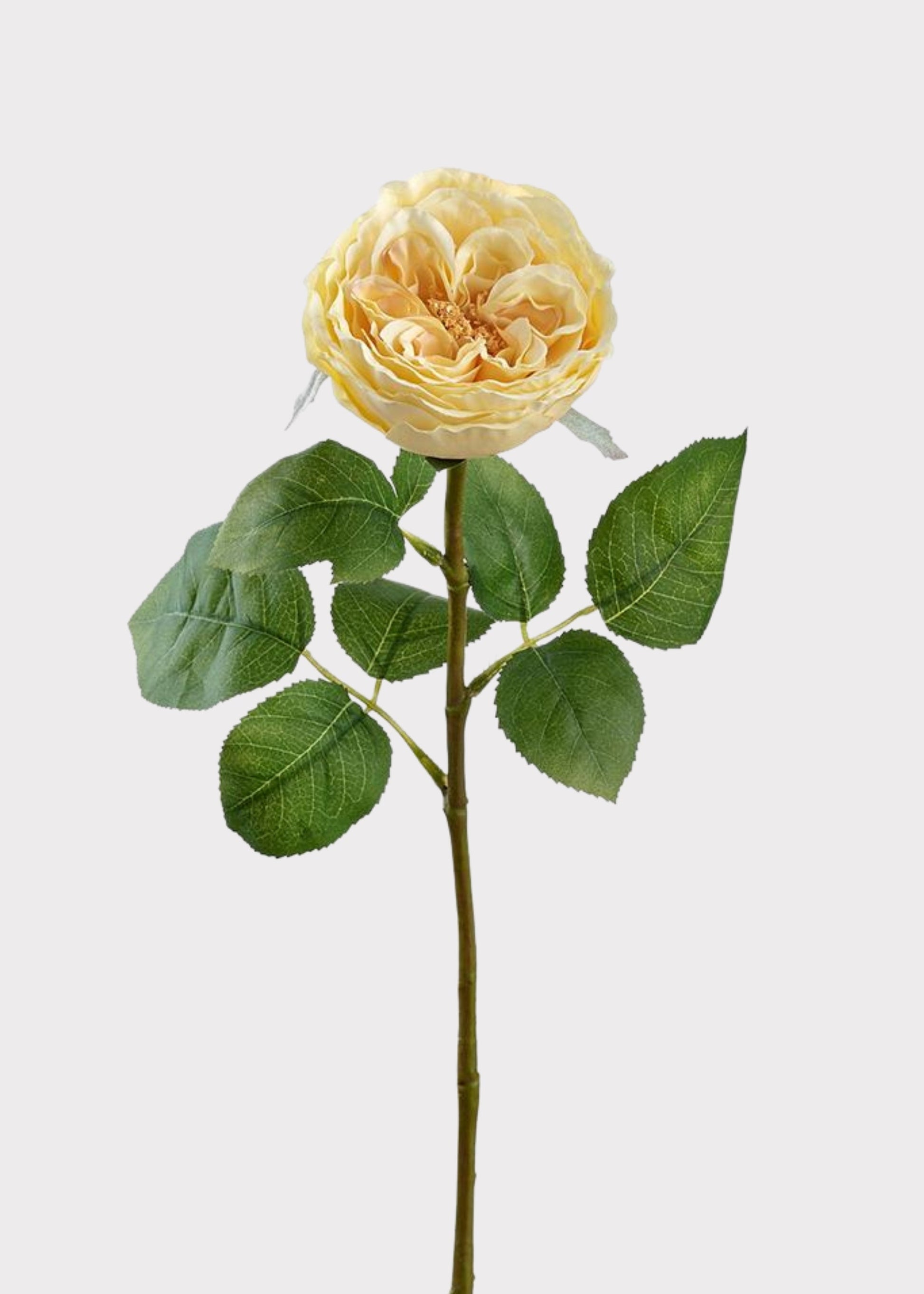 Fake Flower Rose in Yellow - 26"