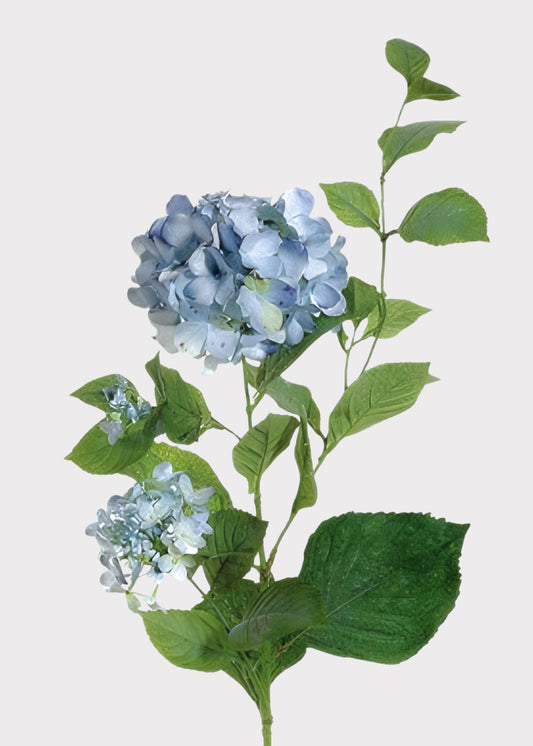 Artificial Hydrangea in Antique Light Blue - 36"