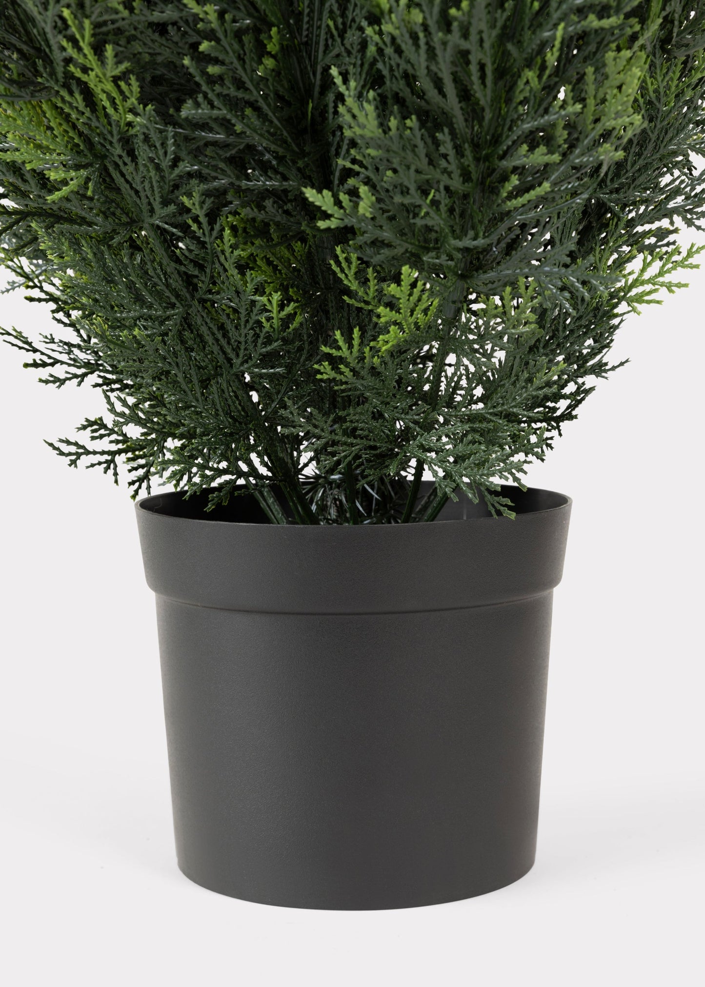 Fake UV Treated Indoor/Outdoor Cedar Topiary Tree in Pot - 48"