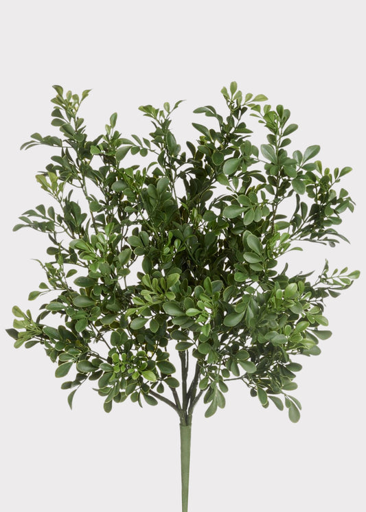 Fake Plants UV Treated Indoor/Outdoor Boxwood Bush - 24"